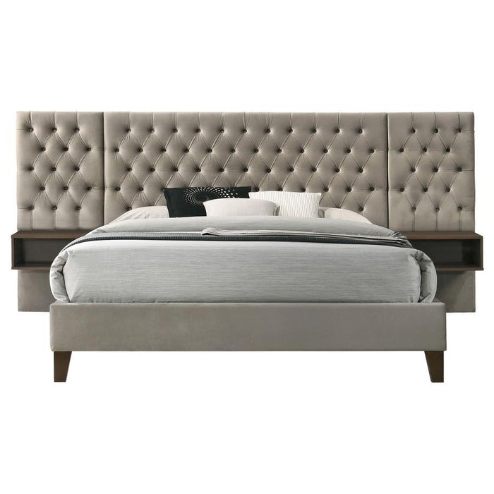 Marley - Upholstered Wall Panel Bed - Simple Home Plus
