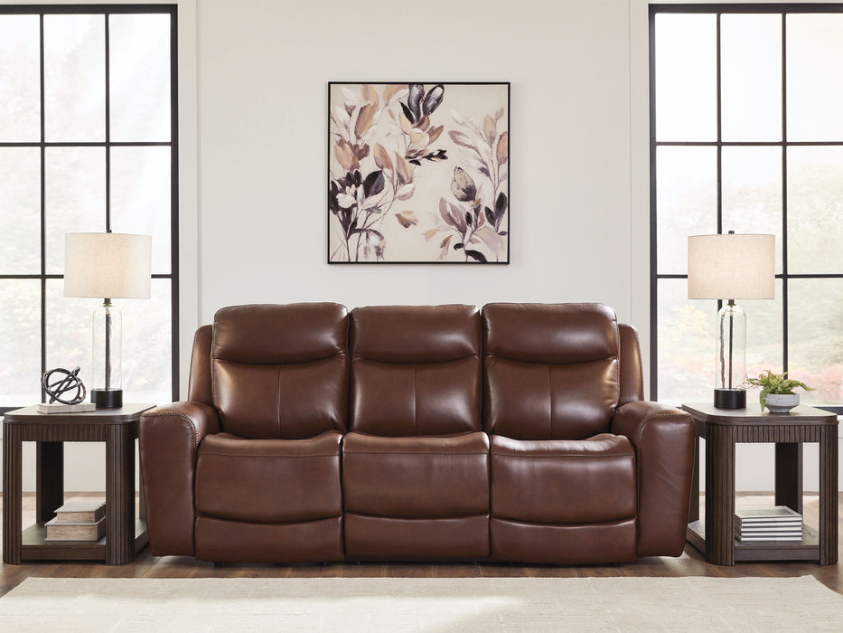 Next Move - Power Reclining Sofa With Adjustable Headrest - Simple Home Plus