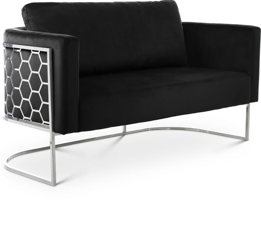 Casa - Loveseat with Chrome Legs - Simple Home Plus