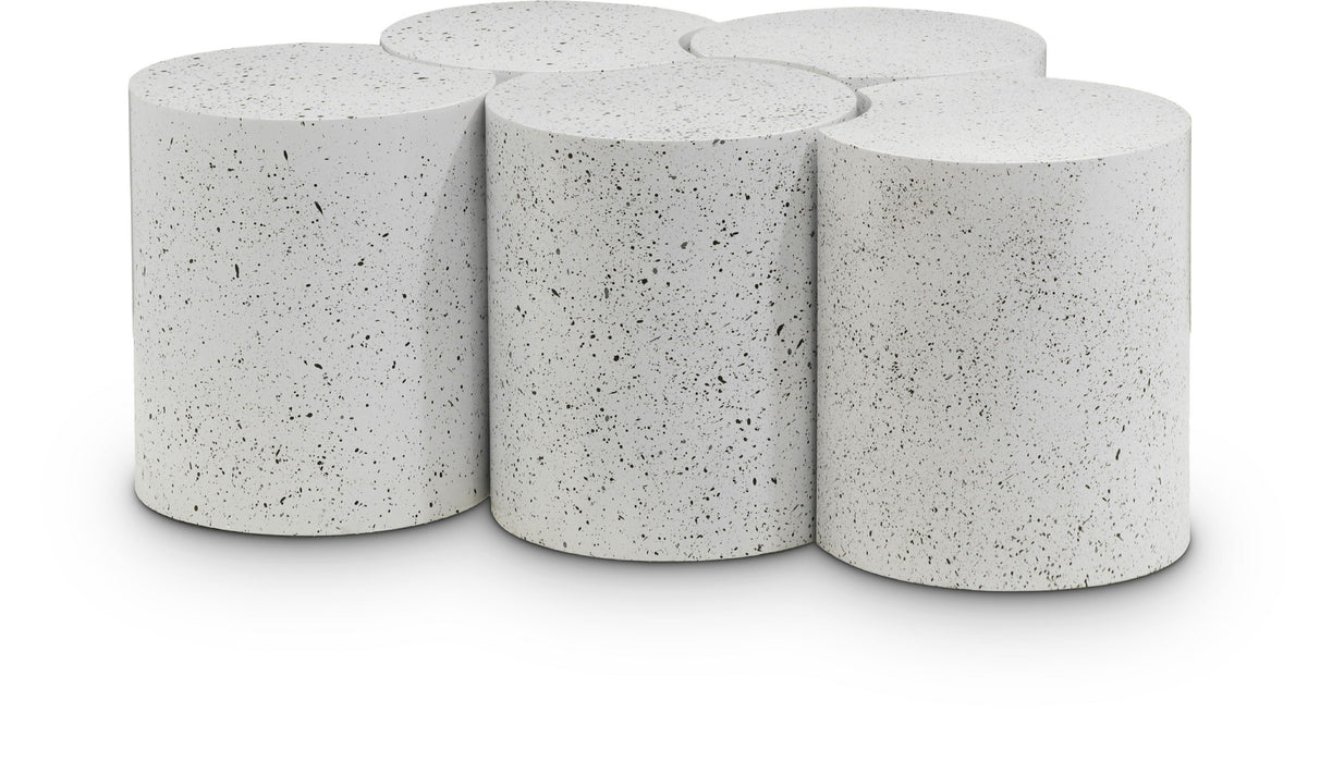 Dimple - 5 Piece Modular Coffee Table - Terazzo Finish - Simple Home Plus