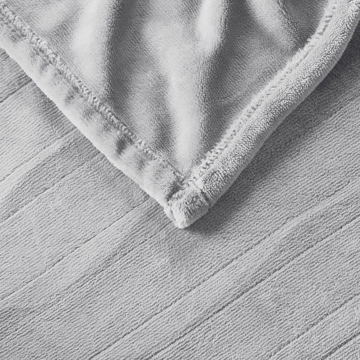 Queen Heated Blanket - Light Gray - Simple Home Plus