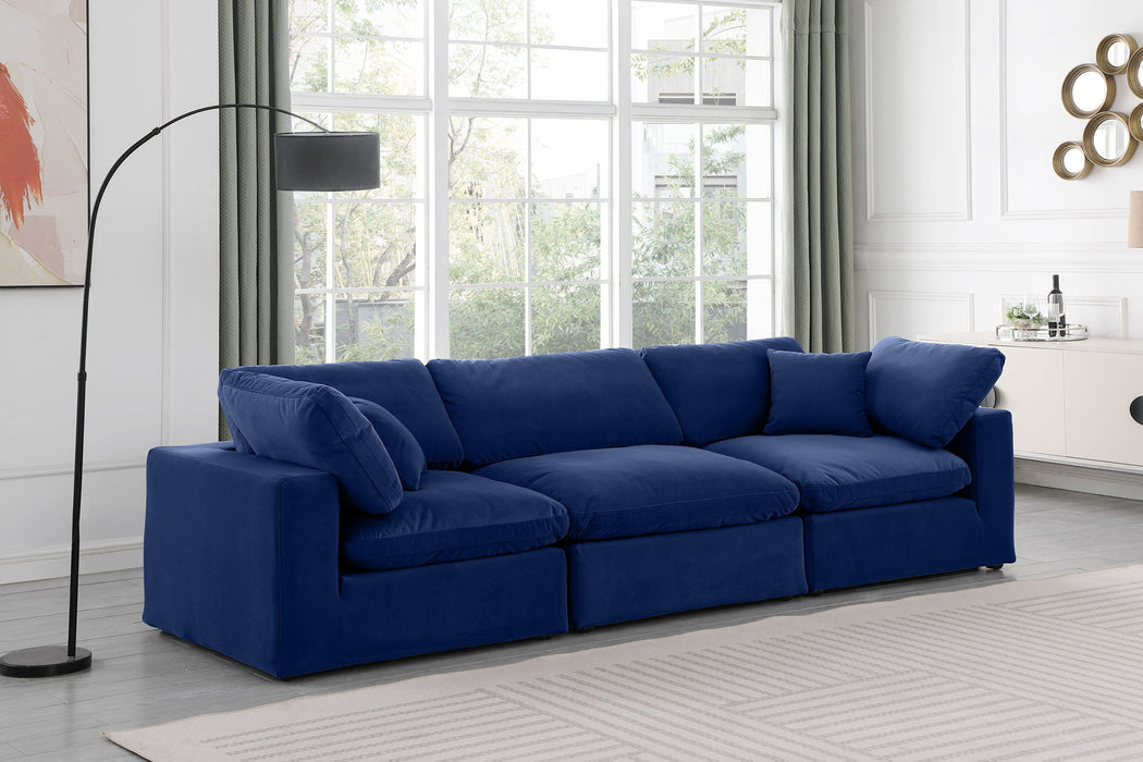 Comfy - Velvet Modular Sofa 3 Seats - Simple Home Plus