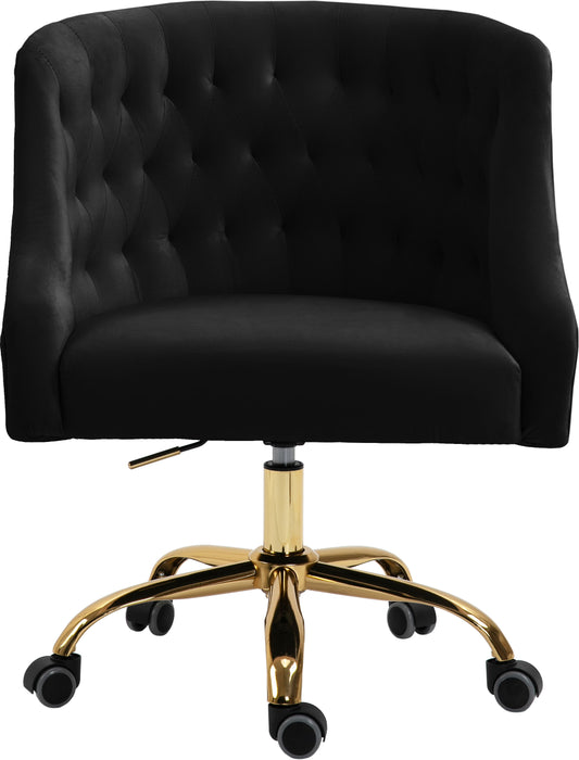 Arden - Office Chair with Gold Legs - Simple Home Plus
