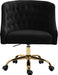 Arden - Office Chair with Gold Legs - Simple Home Plus