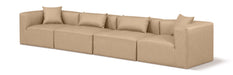 Cube - Modular 4 Seat Sofa - Tan - Simple Home Plus