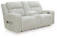 Forest Lake - Power Reclining Loveseat With Console / Adj Headrest - Simple Home Plus