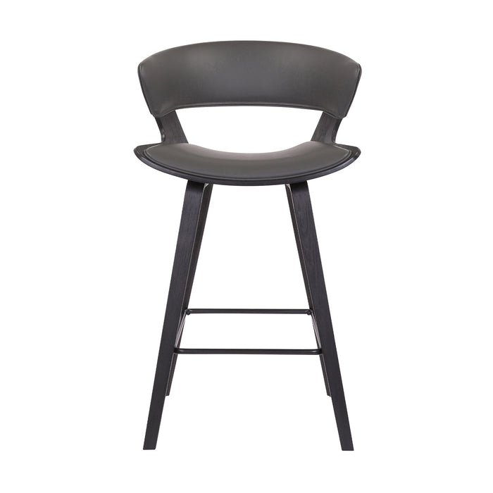 Jagger - Modern Barstool With Black Frame - Simple Home Plus