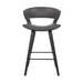 Jagger - Modern Barstool With Black Frame - Simple Home Plus