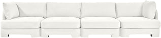 Hammond - Velvet Performance Fabric Upholstered 4 Piece Sofa - Simple Home Plus
