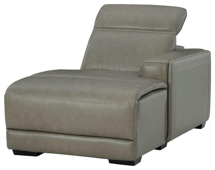Correze - RAF PWR Reclining Back Chaise - Gray - Simple Home Plus