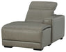 Correze - RAF PWR Reclining Back Chaise - Gray - Simple Home Plus