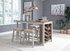 Skempton - Rectangular Counter Table With Storage Set - Simple Home Plus