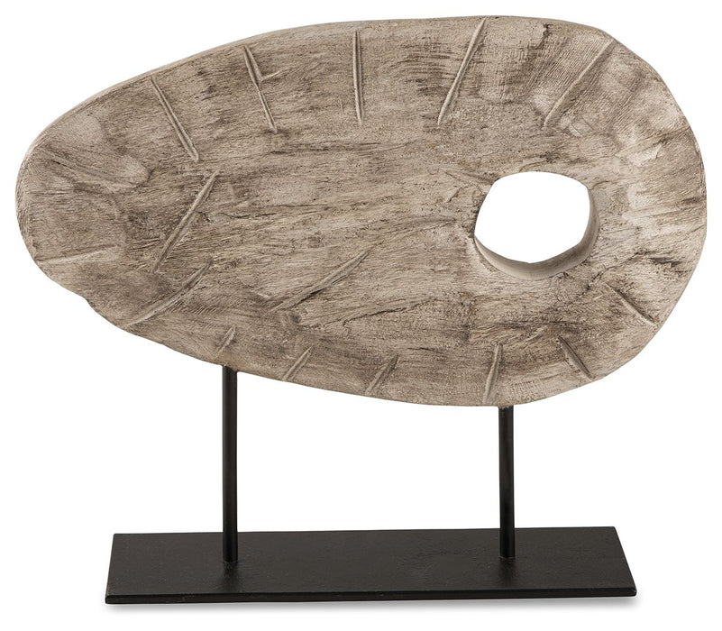 Sculpture Antique White / Blac