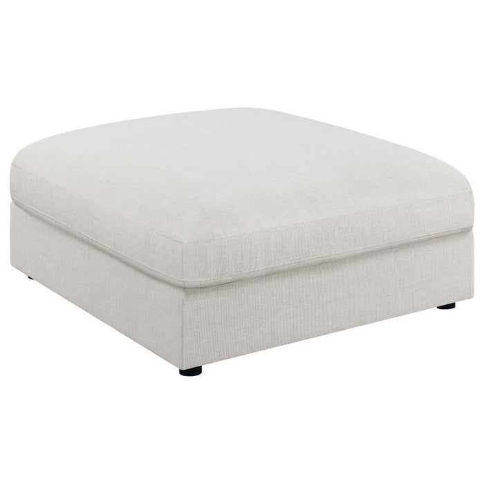 Serene - Square Upholstered Ottoman - Simple Home Plus