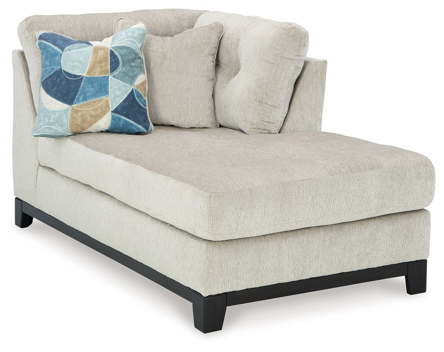 Maxon Place - Raf Corner Chaise - Stone - Simple Home Plus