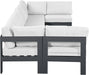 Nizuc - Outdoor Patio 7 Piece Modular Sectional With Gray Frame - Simple Home Plus