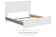 Culverbach - King Panel Rails - Gray - Simple Home Plus