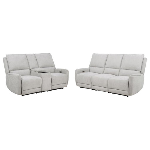 Sylmar - Chenille Power Reclining Sofa Set - Simple Home Plus