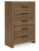 Broachmyn - Five Drawer Chest - Simple Home Plus