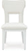 Chalanna - White - Dining Upholstered Side Chair (Set of 2) - Simple Home Plus