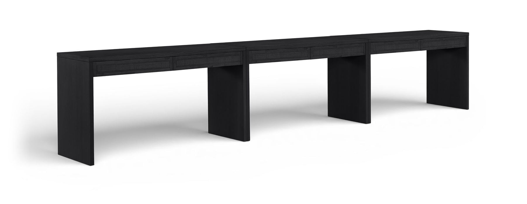Avro - Solid Wood And Oak Veneer Desk - Simple Home Plus