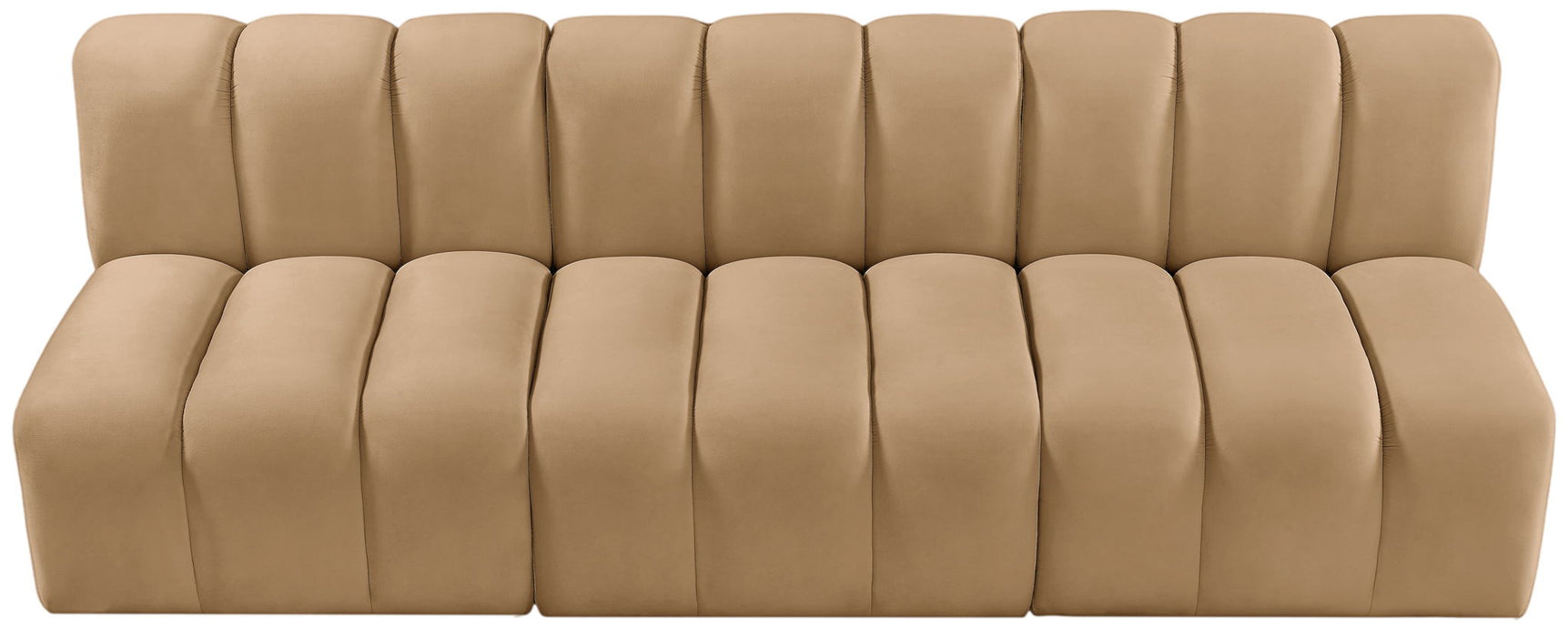 Arc - Velvet 3 Seats Modular Sofa - Simple Home Plus