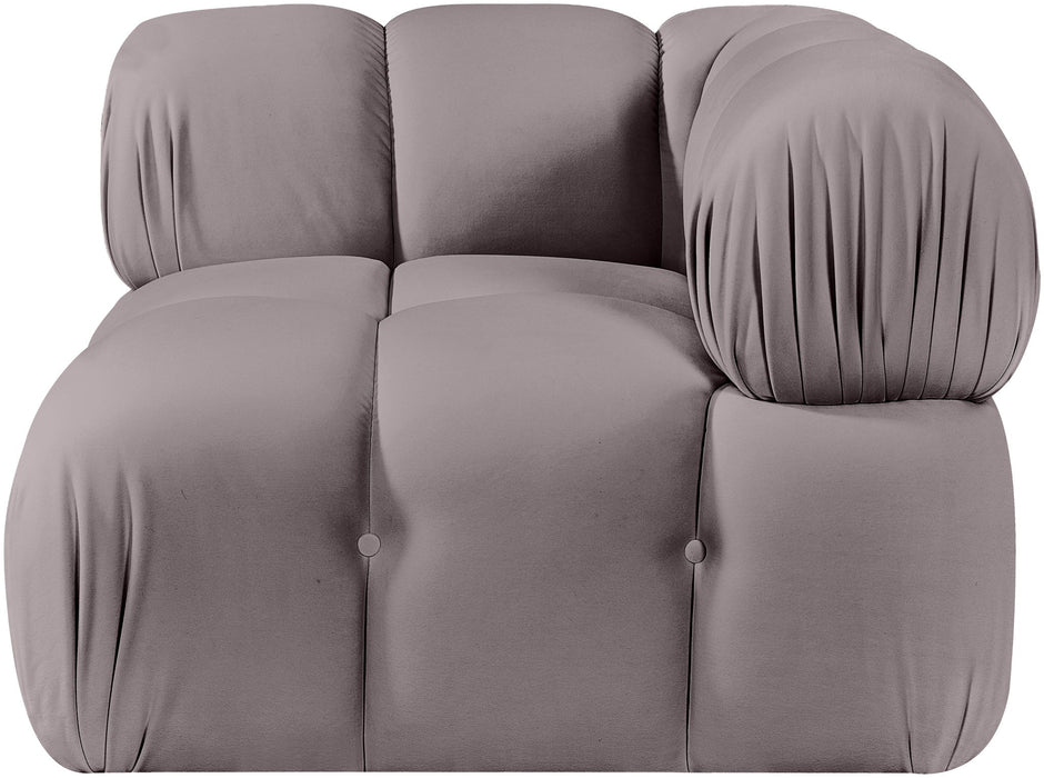 Orin - Velvet Performance Fabric Upholstered Modular Corner Chair