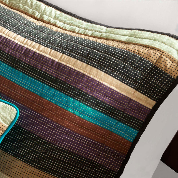 Yosemite - Reversible Coverlet Set - Multi - Simple Home Plus