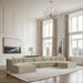 Shaggy - 7 Piece Modular Sectional With 2 Ottomans - Simple Home Plus