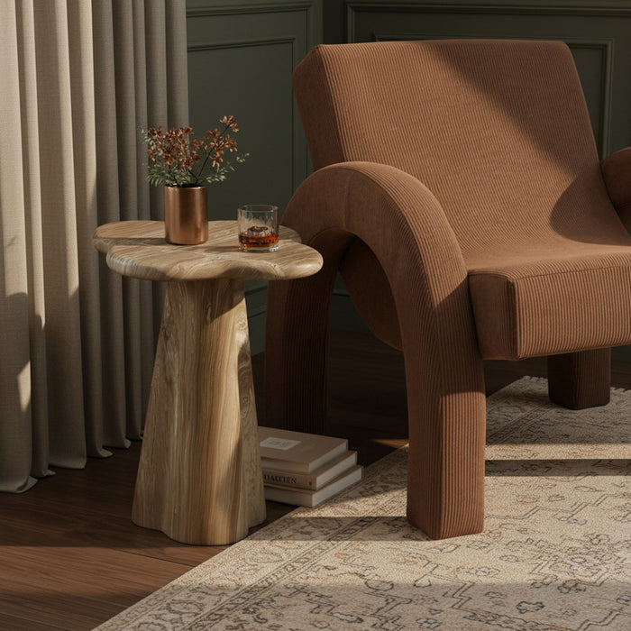 Nola - Concrete Indoor / Outdoor End Table - Simple Home Plus