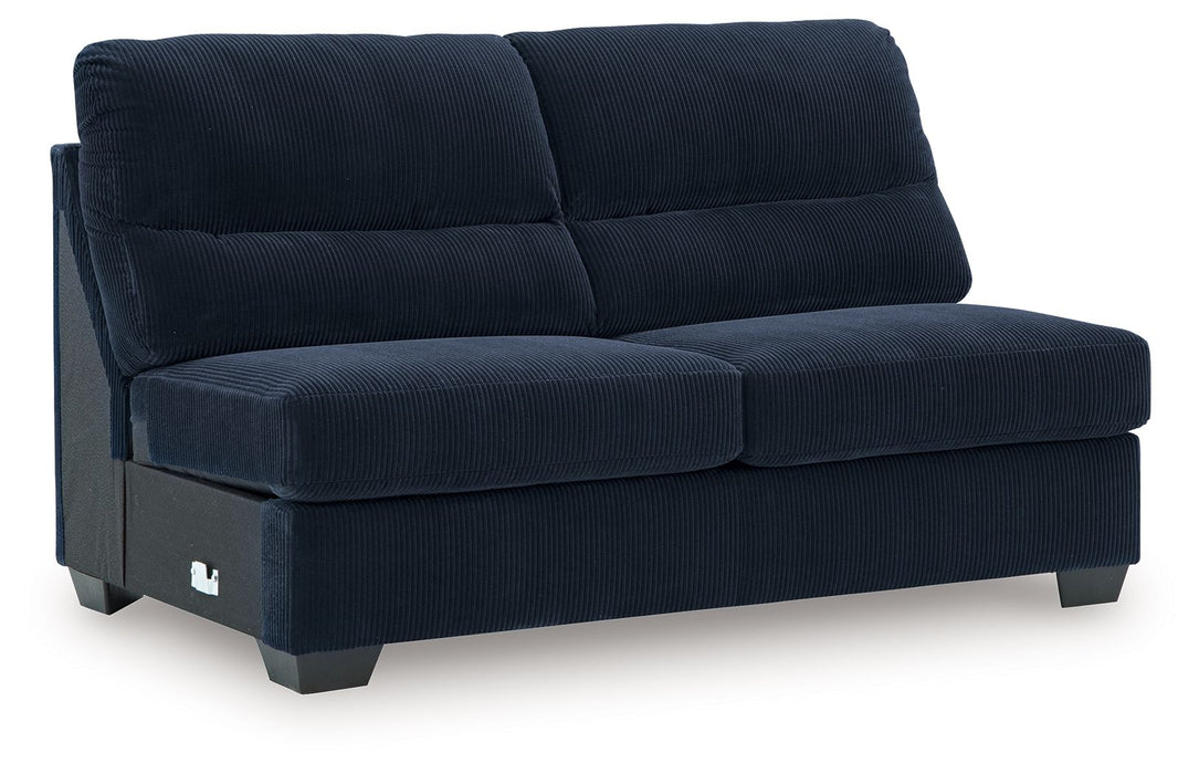 SimpleJoy - Armless Loveseat - Navy - Simple Home Plus