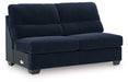 SimpleJoy - Armless Loveseat - Navy - Simple Home Plus