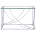 Lille - Glass Top Entryway Sofa Console Table Accents - Simple Home Plus