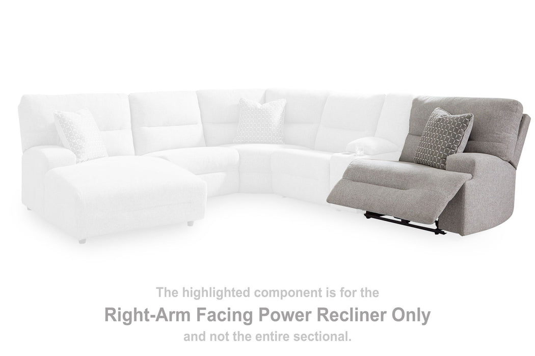Acklen Place - Raf Zero Wall Power Recliner - Pewter - Simple Home Plus