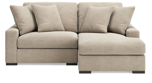 Calden - 2-Piece Sectional With RAF Corner Chaise - Oatmeal - Simple Home Plus