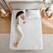 Microfiber Zoned - King Heated Mattress Pad - White - Simple Home Plus