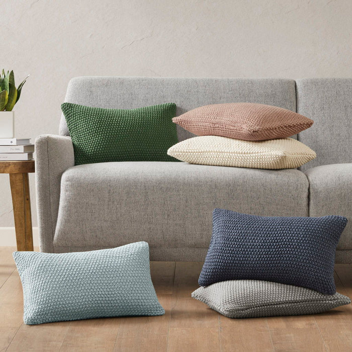 Bree Knit - Oblong Pillow Cover - Brown - Simple Home Plus