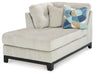 Maxon Place - Laf Corner Chaise - Stone - Simple Home Plus