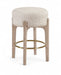Torino - Backless Counter Stool With Brushed Natural Base (Set of 2) - Simple Home Plus