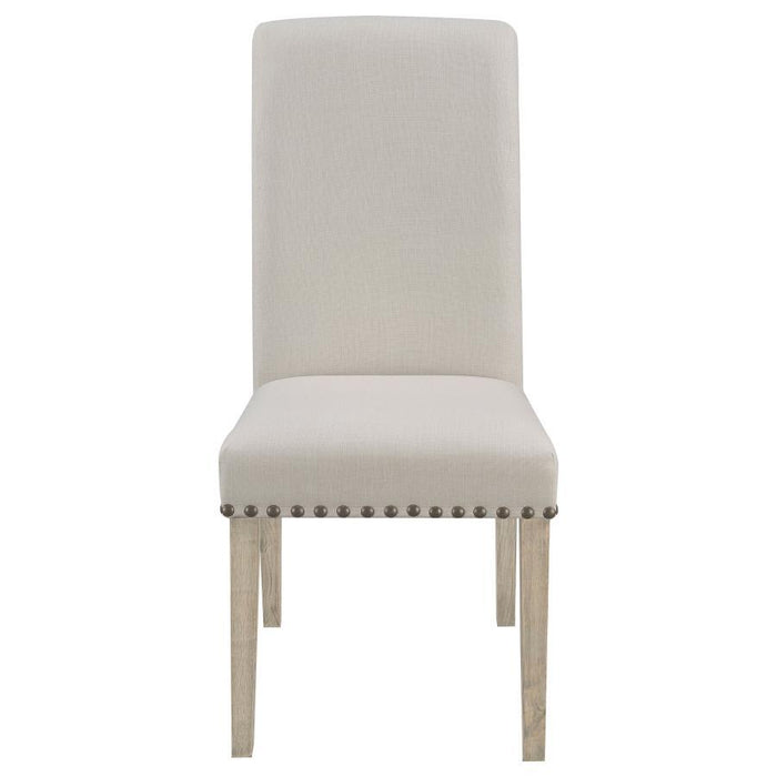 Salem - Fabric Upholstered Dining Side Chair (Set of 2) - Beige - Simple Home Plus