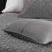 Harper - Reversible 3 Piece Coverlet Set - Gray - Simple Home Plus