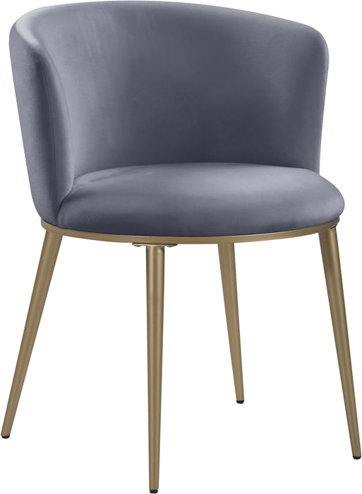 Skylar - Dining Chair with Gold Legs (Set of 2) - Simple Home Plus