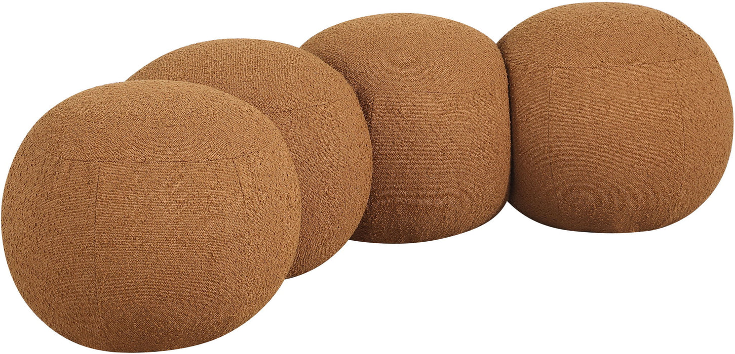 Apollo - Boucle Fabric Bench - Simple Home Plus