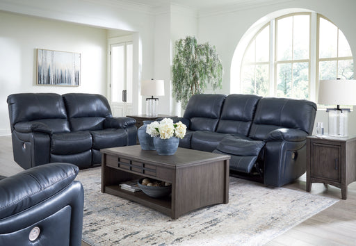 Leesworth - Ocean - 3 Pc. - Power Reclining Sofa, Power Reclining Loveseat, Power Rocker Recliner - Simple Home Plus