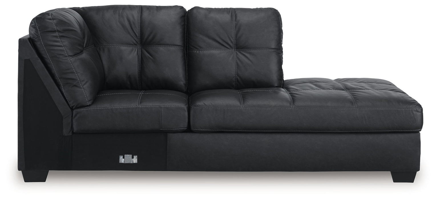 Barlin Mills - Raf Corner Chaise - Carbon - Simple Home Plus