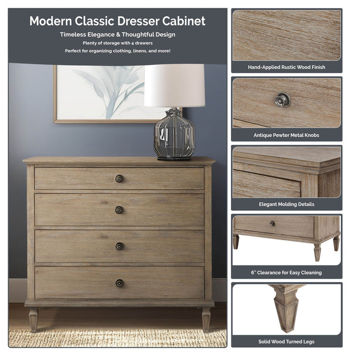Victoria - Small Dresser - Light Natural - Simple Home Plus