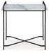 Ashber - White / Black - Accent Table - Simple Home Plus