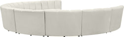 Infinity - 9 Piece Velvet Modular Sectional - Simple Home Plus