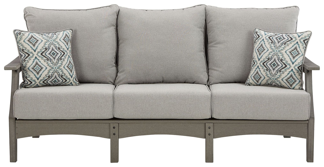 Visola - Gray - Sofa with Cushion - Simple Home Plus