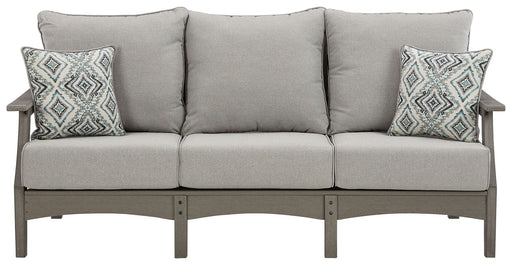 Visola - Gray - Sofa with Cushion - Simple Home Plus